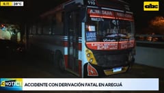 Maniobra imprudente de motociclista ocasiona fatal accidente en Areguá