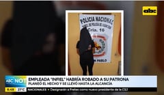 Captura a “empleada infiel” y pareja tras robo