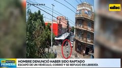 Exrecluso logra huir tras “rapto” en Asunción