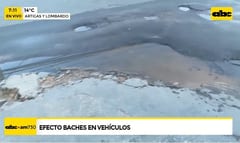 Reportan mal estado de la avenida Artigas e intersecciones