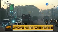 Cuarto día de protestas y cortes en la ruta PY02