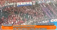Reportan tres detenidos y tres heridos en enfrentamiento entre hinchas de Cerro