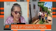 Insólito: Dueña de casa es desalojada por su inquilino