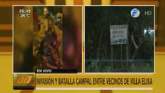 Vecinos repelen a invasores y se genera batalla campal