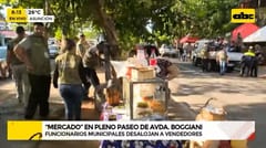 Funcionarios municipales despejan la Ciclovía