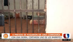 Filtran sierrita para escapar de comisaría cortando barrotes