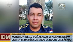 Asesinan a puñaladas a agente de tránsito en Ciudad del Este