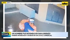 Detienen a sospechoso de robar productos de local de cosméticos