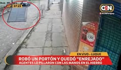 Adolescente es autor del robo de un portón que se hizo viral, reportan
