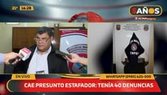 Detienen a hombre con al menos 40 denuncias por estafa