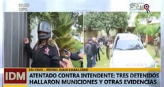 Hay tres detenidos por el atentado contra Acevedo