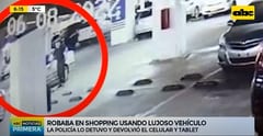 Joven devuelve aparatos robados en estacionamiento de shopping