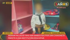 Niño muere tras ser arrollado por una camioneta