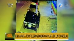Tortoleros roban dinero y documentaciones de concejal capiateño