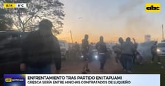 Hinchas “contratados” de Luqueño generaron batalla campal, reportan