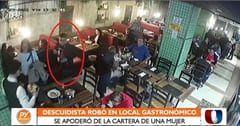 Revelan maniobra de descuidista para robar una cartera