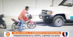 Trabajador sufre robo de moto en su cumpleaños