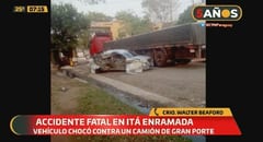 “Robamotos” muere tras choque en Itá Enramada