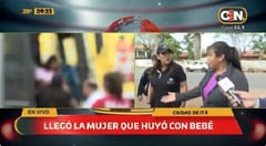 Mujer se entrega luego de “desaparecer” con beba ajena