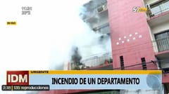 Controlan incendio en edificio del microcentro