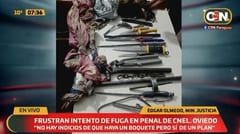 Frustran intento de fuga del penal de Oviedo