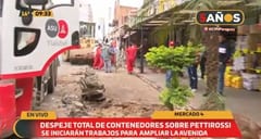 Completan retiro de contenedores de Pettirossi