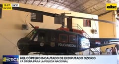 Helicóptero del exdiputado Ozorio ahora es utilizado por la Policía