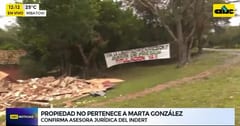 Inmueble donde derribaron vivienda pertenece al Indert, confirman