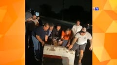 Videos retratan el retiro de bloques en polémico giro clausurado