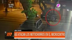Grupo de delincuentes somete a un hombre en el microcentro