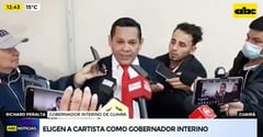 Eligen al cartista Richard Peralta como gobernador interino de Guairá