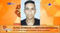 “El menos indicado” se fuga de la Agrupación Especializada