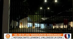 Asaltan supermercado en el centro de Luque