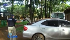 Hallan automóvil con explosivos a kilómetros del banco asaltado en Itapúa