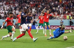 Francia supera a Marruecos y se enfrentará a Argentina