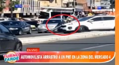 Conductor arrastra a PMT tras requerimiento de documentación