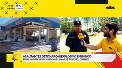 Asaltantes no se llevaron todo el dinero de banco atacado, según comisario