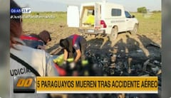 Cinco paraguayos mueren en accidente aéreo en el Chaco argentino