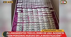 Incautan dinero y armas en búsqueda de implicado en robo de avioneta