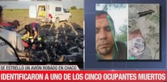 Identifican a uno de los muertos tras la caída de la avioneta robada