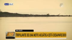 Buscan a hombre que cayó de moto acuática al río Paraguay