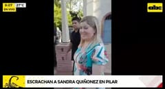 Abogado escracha a Sandra Quiñónez en Pilar