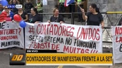 Contadores se manifiestan por errores del sistema Marangatu