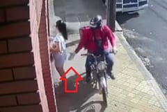 Buscan a delivery que manoseó a una mujer 