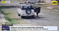 Detienen a hombre sospechoso de asaltar usando vehículo de su padre