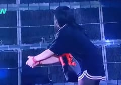 Billie Eilish hasta pide fotos para una “ura” con la que compartió escenario