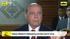 Ministro Diesel denuncia al senador Santa Cruz tras acusaciones