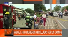 Madre e hija fallecen tras ser arrolladas por camión frente al IPS