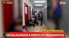 Desalojan a residentes del Hospital de San Lorenzo