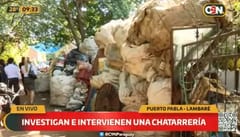 Municipalidad procede al desalojo de chatarrería en Lambaré